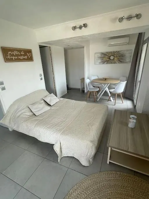 Apartment T2 Lumineux Mer A Pied Terrasse Piscine Cannes France